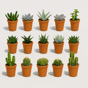 Cactus & Vetplanten Mix