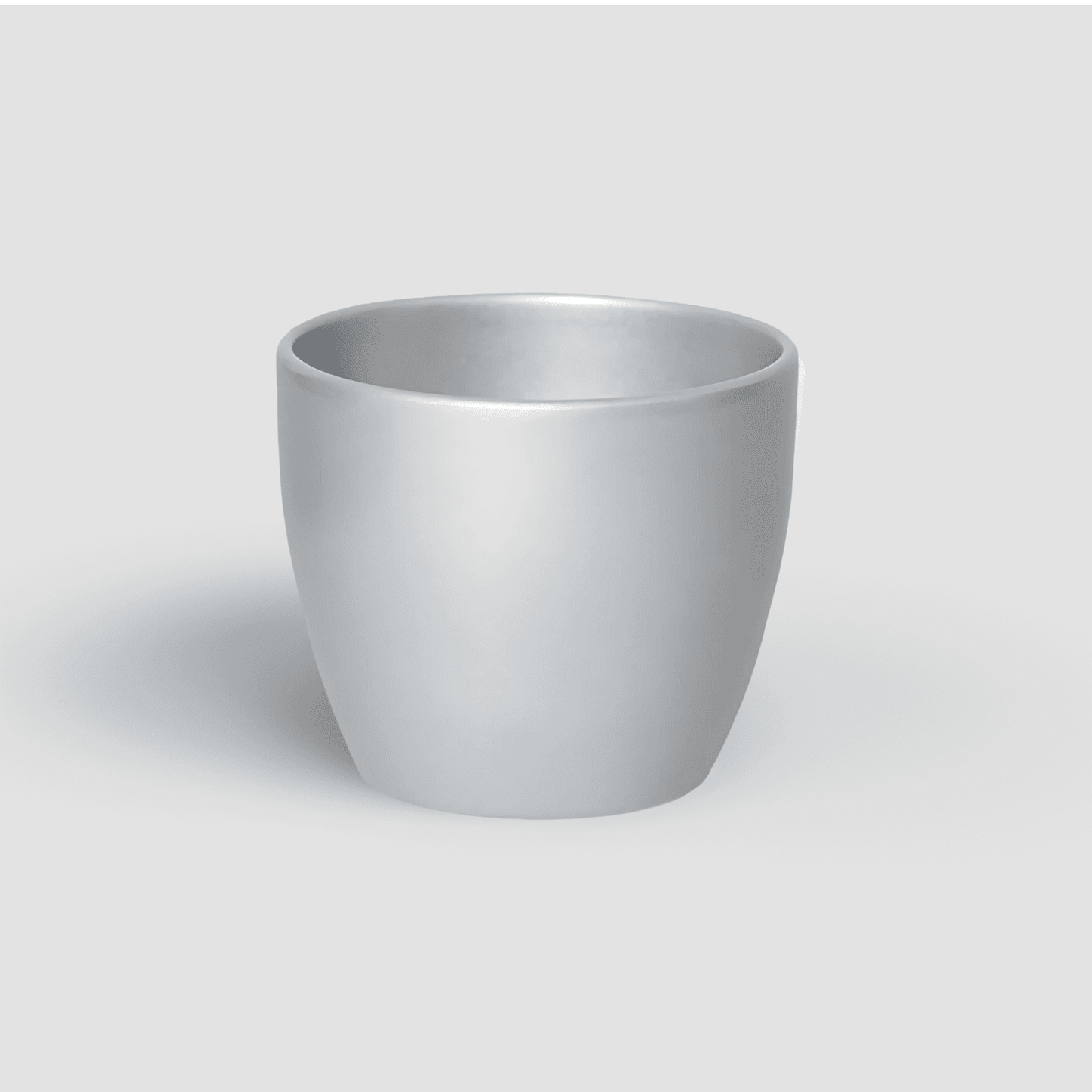 Boule keramische bloempot Zilver - Succulux