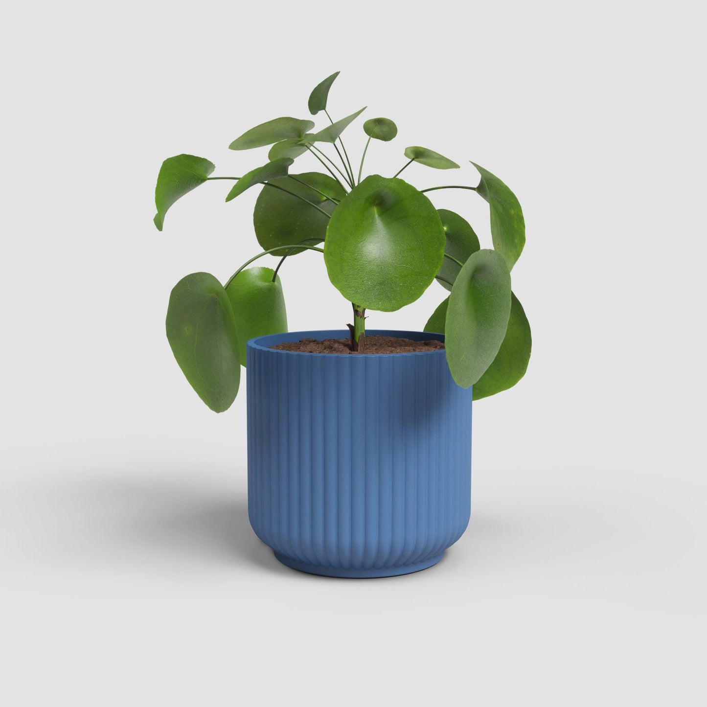 Luna keramische bloempot Blauw - Succulux