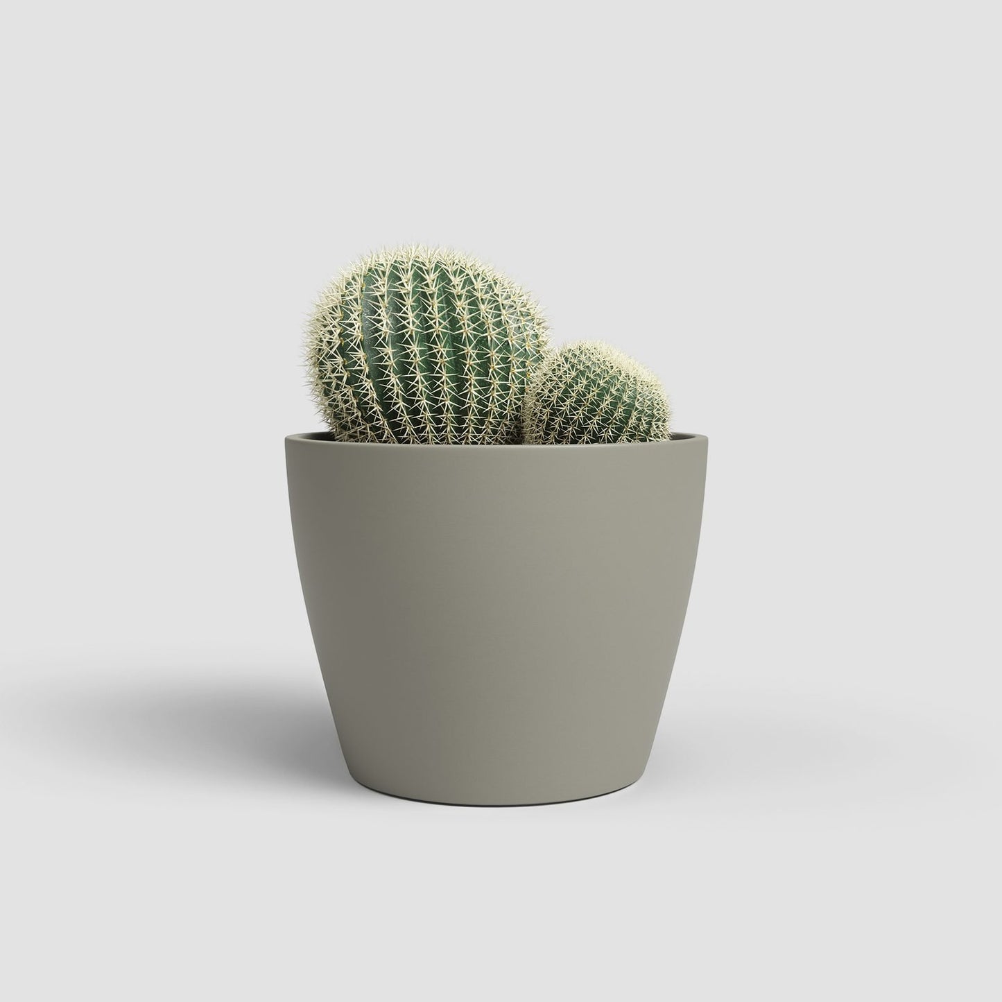 Nubia keramische bloempot Taupe - Succulux
