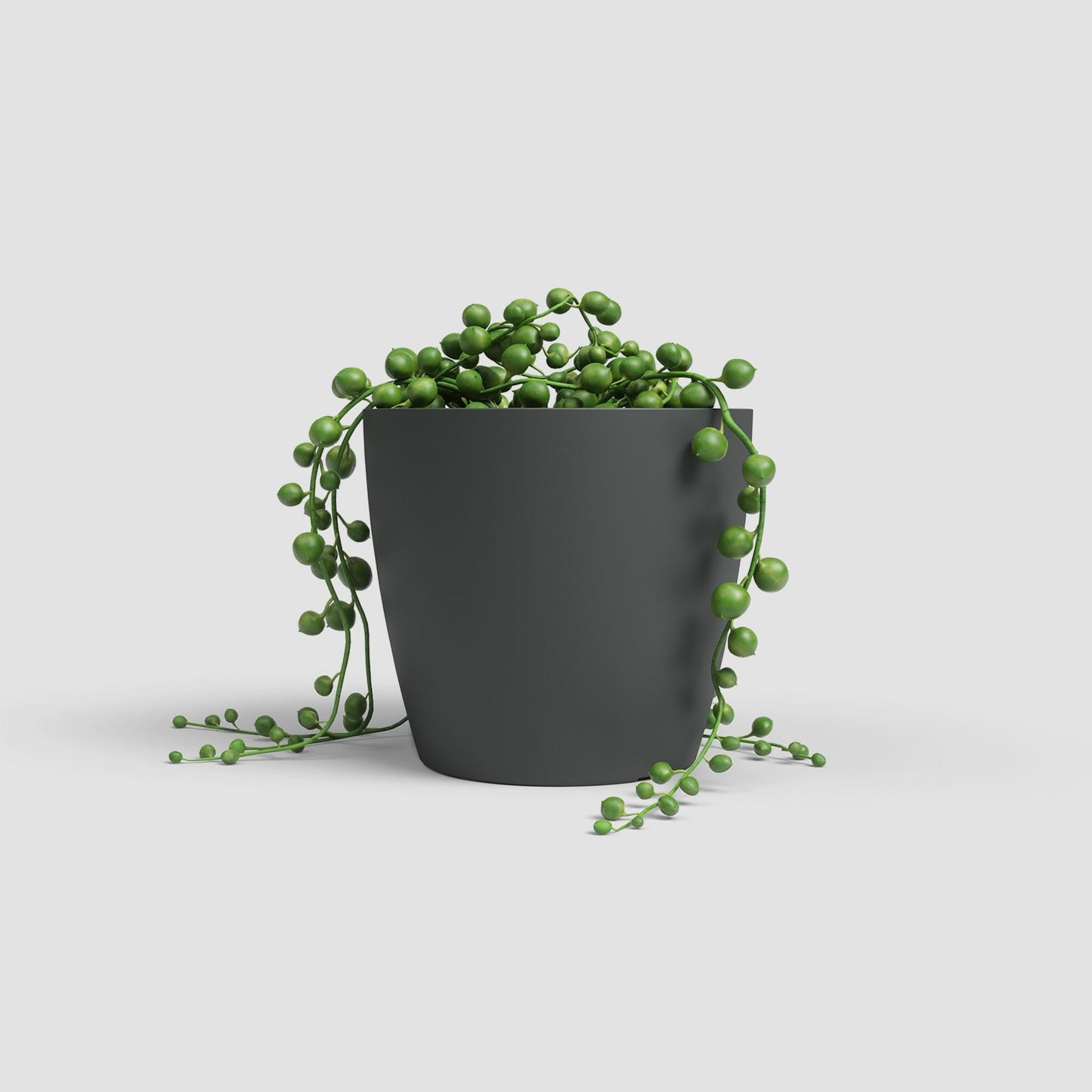 San Remo matte kunststofpot Anthracite - Succulux