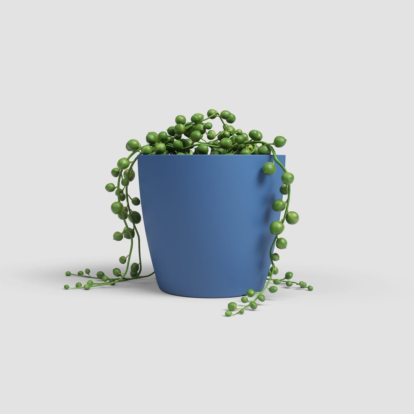 San Remo matte kunststofpot Blauw - Succulux